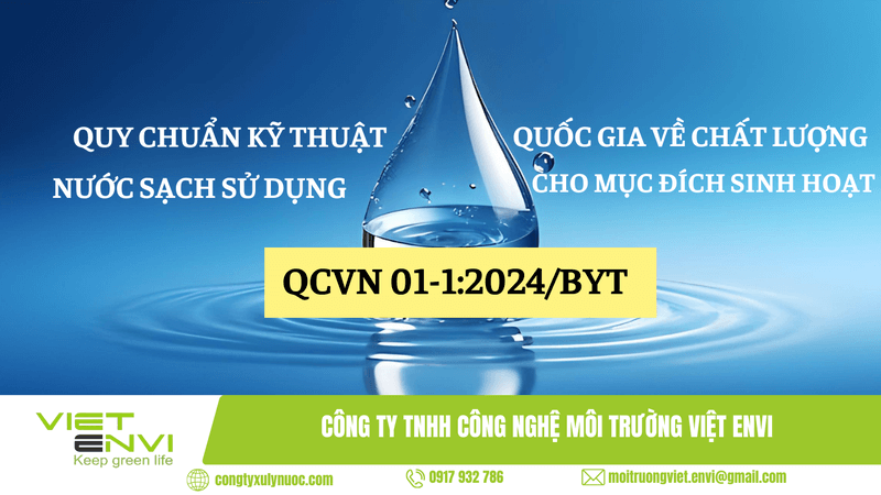 QCVN 01-1:2024/BYT: Quy Chuẩn Kỹ Thuật Quốc Gia Chất Lượng Nước Sạch - Hướng Dẫn Chi Tiết 5 QCVN 01-1:2024/BYT Quy chuẩn Kỹ thuật Quốc gia mới nhất về chất lượng nước sạch sử dụng cho mục đích sinh hoạt