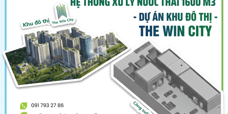 Hệ thống xử lý nước thải dự án The Win City